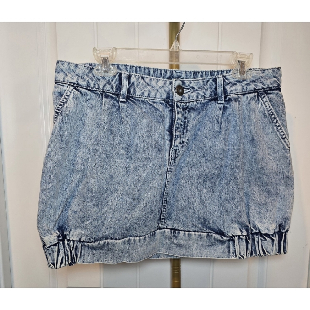 Topshop Denim Jean Skirt 12 Top Shop Short Mini